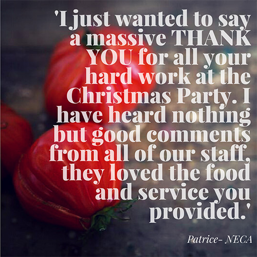 Christmas Party Catering